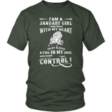 I'am A January Girl I Was Born With My Heart