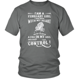 I'am A February Girl I Was Born With My Heart