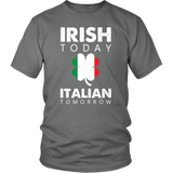 IRISH today ITALIAN Tomorrow