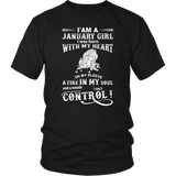 I'am A January Girl I Was Born With My Heart