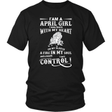 I'am A April Girl I Was Born With My Heart