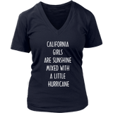 CALIFORNIA GIRLS ARE SUNSHINE MIXED WITH A LITTLE HURRICANE