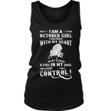 I'am A October Girl I Was Born With My Heart